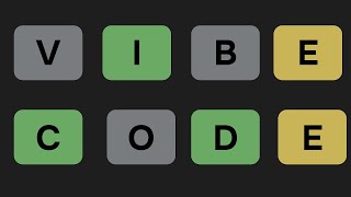 I Vibe-Coded Wordle with AI (No Hands Coding)