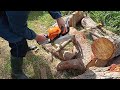 motosega stihl ms 170 start sound e in azione chainsaw sound in action