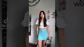 Turning tanktop into a skirt
