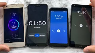 The alarm clock is ringing/ Nokia, Samsung, Xiaomi, Honor, Set a Timer/ Mobile Calls.