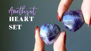 Shop Amethyst Heart Sets