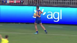 Jake Watermans first AFL goal