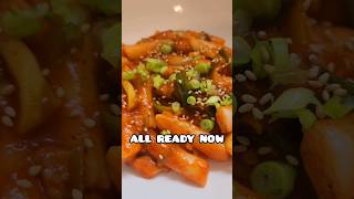 Spicy Tteokbokki Recipe | Easy Spicy Rice Cake.          #food #favouritekoreanf