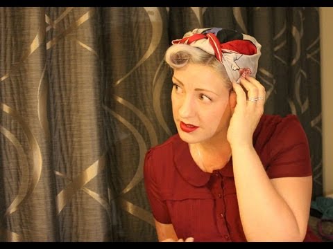 How to Tie a 1940s Headscarf How to Tie a 1940s Headscarf
