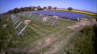 Solar Energy Ground Mount System - 250KW installation in Hayling Island UK