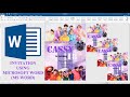 BTS | How to make DEBUT INVITATION in Microsoft Word (MS Word) | DIY | Cassy Soriano