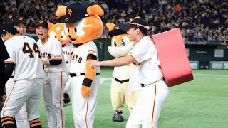 巨人ファン「萩尾最強w」「隠れたMVP!」「マジで面白い」連日の円陣声出しに大盛り上がり