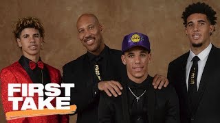 Stephen A. 'Taken Aback' By Sarah Spain's LaVar Ball Comments | First Take | ESP