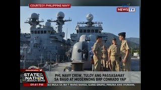 SONA: PHL Navy crew, tuloy ang pagsasanay sa bago at modernong BRP Conrado Yap
