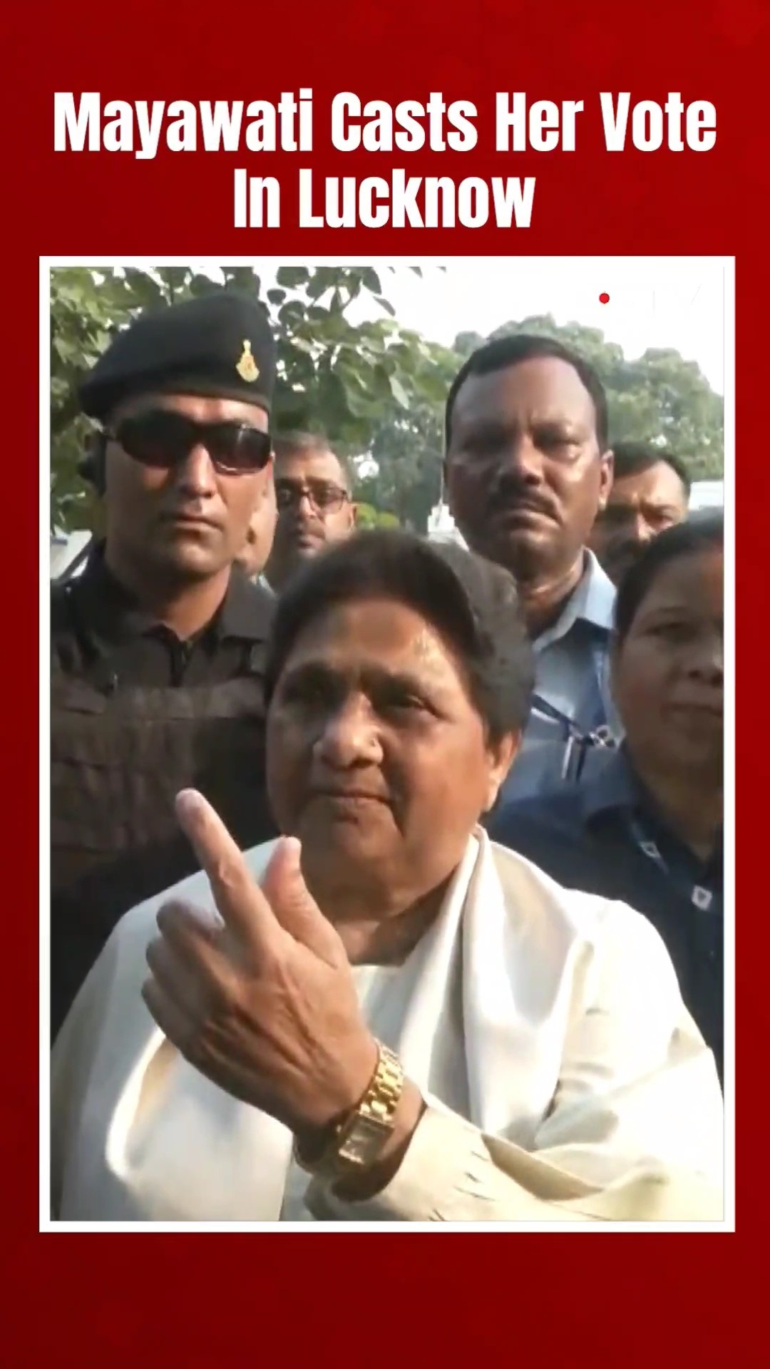 Phase 5 Voting News | BSP President Mayawati Casts Vote In Lucknow ...