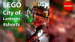 LEGO City of Lanterns with 80 LEDs #shorts Ninjago Distric Expansion