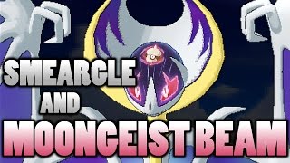 What Does Smeargle Look Like Using Lunala's Moongeist Beam In Pokemon Sun and Moon?