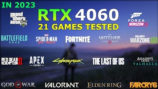 RTX 4060 Laptop Gaming Test - 21 Games Tested in 2023 - Enough for 1080P?