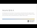 Acuris Q & A with Dr. Marco Degidi