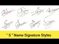 ✅ How to Draw S Signature in 10 Different Styles | S Signature Style | Signature Style Of My Name