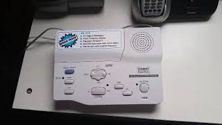 Casio Phonemate TA 115 Digital Answering System Test