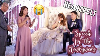 Wedding Vlog 17: Parents and In laws Wedding Speech for the Newlyweds | Filipino | Canada