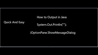 Begginer Java Tutorial: How to output in Netbeans IDE
