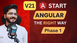 Angular v21 Complete Course | Phase 1 – Components, Data Binding & Directives for Beginners