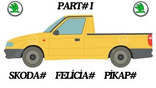 PART#1 SKODA FELİCİA PİCKUP A' DAN Z' YE RESTORASYON #skoda #felicia #pickup #dismantling #car #oto