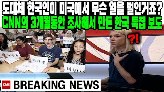 도대체 한국인이 미국에서 무슨 일을 벌인거죠? CNN의 3개월동안 조사해서 만든 한국 특집 보도