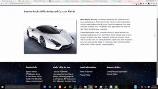 Beaver Builder with Advanced Custom Fields Tutorial