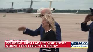 President, First Lady to visit Rocky Mount, Fort Liberty on Friday