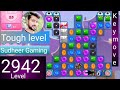 Candy crush saga level 2942 । Tough level । No boosters । Candy crush saga 2942 । Sudheer Gaming