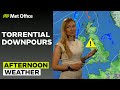 01/08/24 – Dry and bright for many – Afternoon Weather Forecast UK – Met Office Weather