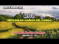 RENUNGAN HARIAN KELUARGA RHK GMIM TGL 15 NOVEMBER 2024/KEJADIAN 21:19/TUHAN ALLAH MEMBUKA MATA HAGAR