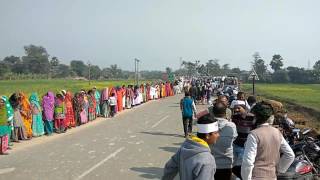 Bihar human chain world record