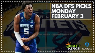 NBA DFS LIVE PRE-LOCK Q\u0026A: MONDAY FEBRUARY 3rd FanDuel \u0026 DraftKings Lineup Advice