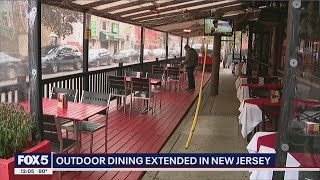 Outdoor dining extended in NJ