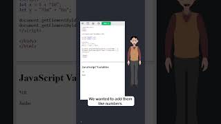 JavaScript Variables - Part 5 - Adding Numbers & Strings - #w3schools #javascript #programming