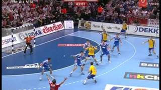 Handball EC 2009: Croatia vs. Sweden, Highlights