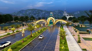 3D Architectural | housing scheme | Khyber city | 3D Animation housing society | 3D Visualization