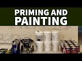 Priming and Painting Interior Pole Barn House Ep 19