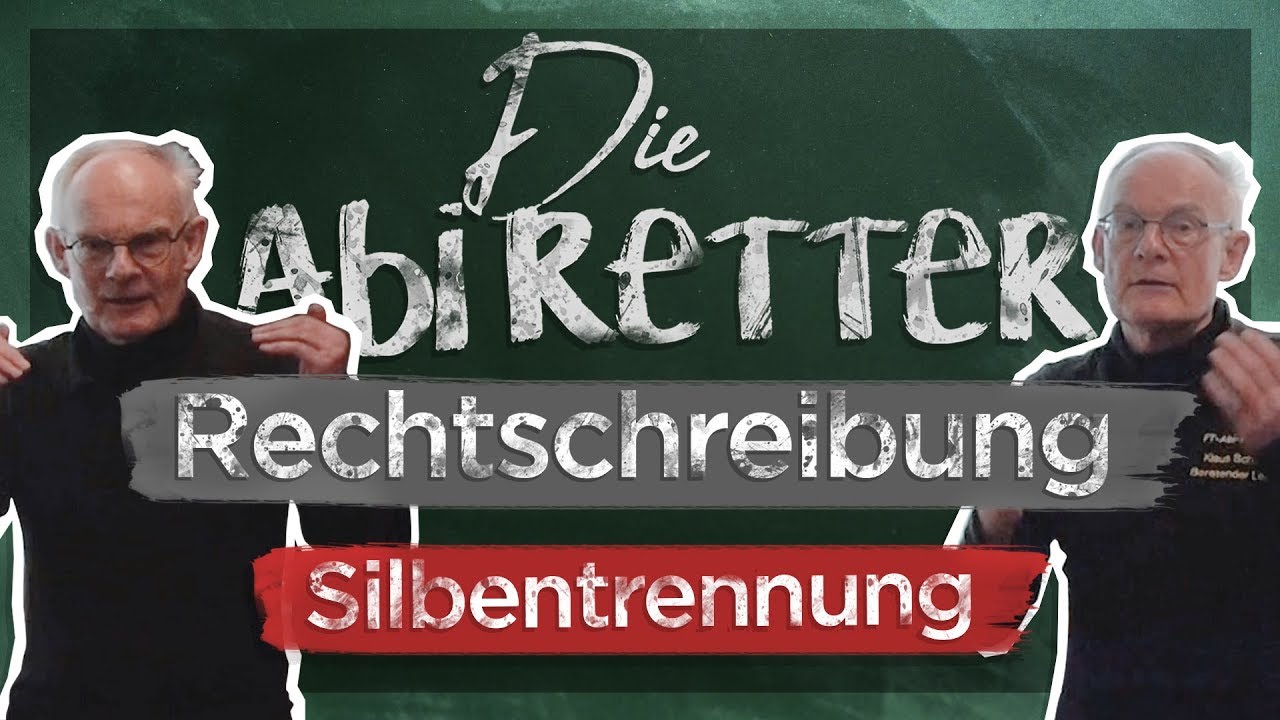 Deutsche Rechtschreibung: Silbentrennung - YouTube