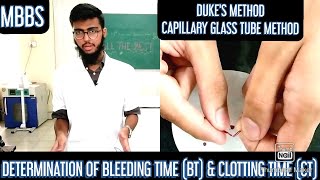 Determination of Bleeding Time (BT) & Clotting Time (CT) | MUHS | #mbbs #practic