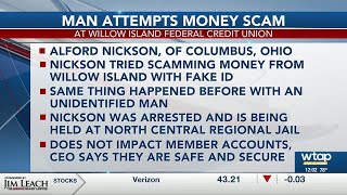 Man tries scamming credit union