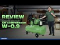 REVIEW AIR COMPRESSOR SHIGEMITSU W-0.9 DENGAN TENAGA 10 HP!