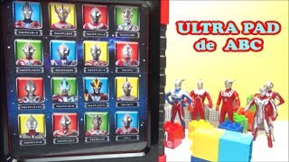 Ultra Pad Ultraman Orb Ginga Tiga Seven Taro Mebius Leo Let's sing ABC！  BANDAI