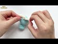 part two how to crochet mini floral bouquet💐｜handmade flowers｜crochet tutorial｜beginner friendly