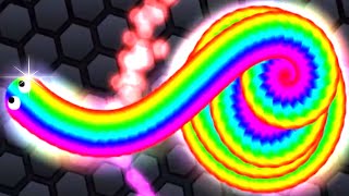 Slither.io - Return Of Rainbow Giant Snakes