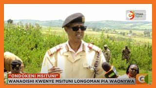 Serikali yatoa ilani kwa jamii zinazoishi katika misitu ya Longoman na Likia kuondoka