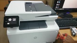 Introduction, How to setup, installing HP Color LaserJet Pro MFP M281fdn printer