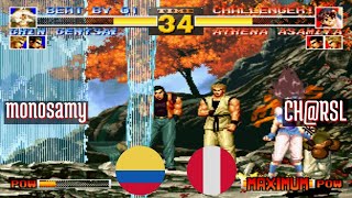 FT10 @kof95: monosamy (CO) vs CH@RSL (PE) [King of Fighters 95 Fightcade] Jun 21