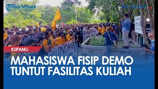 Mahasiswa Fisip Demo Rektor Undana, Tuntut Fasilitas Kuliah Diperbaiki