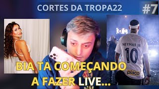 DONA REAGINDO SUA FORYOU NO TIKTOK - BIA CAMPOS COMEÇANDO A FAZER LIVE E DONA OPINA SOBRE NEYMAR #7