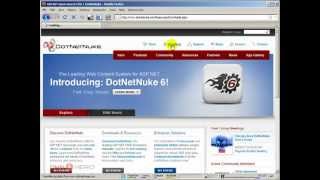 DotNetNuke Tutorial - How to Install DotNetNuke 6 part 1 of 2 - Video #247
